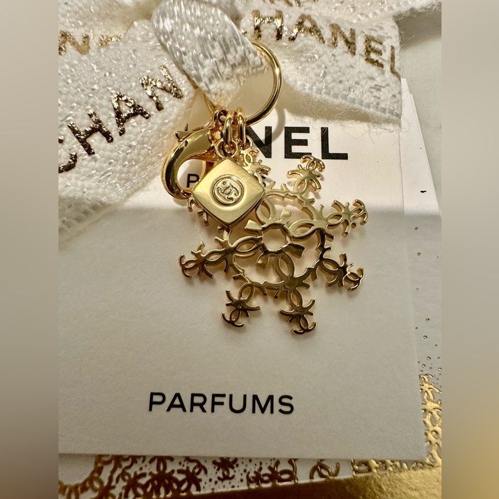 New Authentic Chanel Snowflake Charm/Pendant